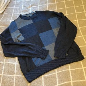 Vintage Y2K Oscar De La Renta Men's Sweater
